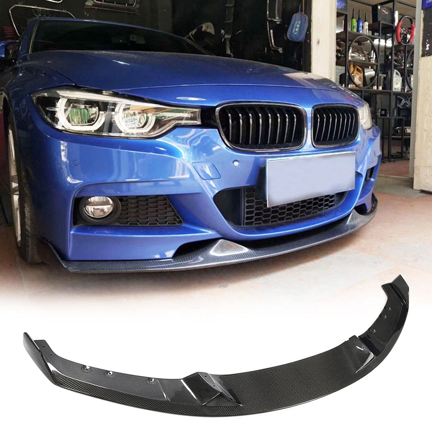 BMW F30 Front Lip Varis V2 2015-2019 (328i, 330i, 335i, 340i)
